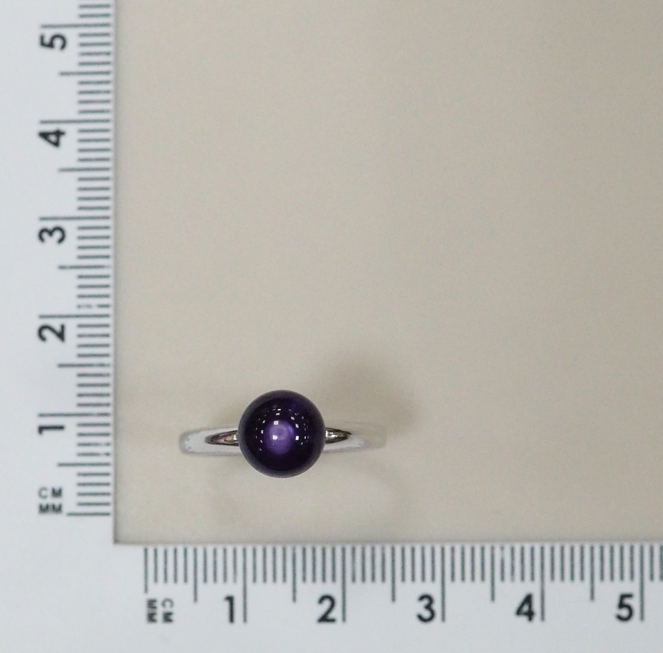 Серебряное кольцо с аметистом